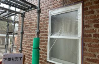 外壁の施工完了です。