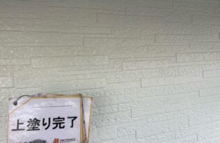 外壁の塗装完了です。