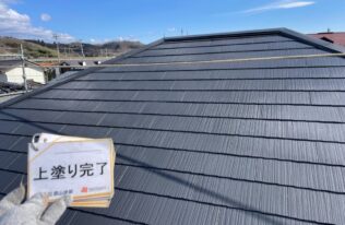 屋根の塗装完了です。