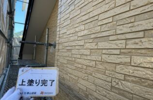 外壁の施工完了です。
