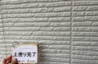 外壁の施工完了です。