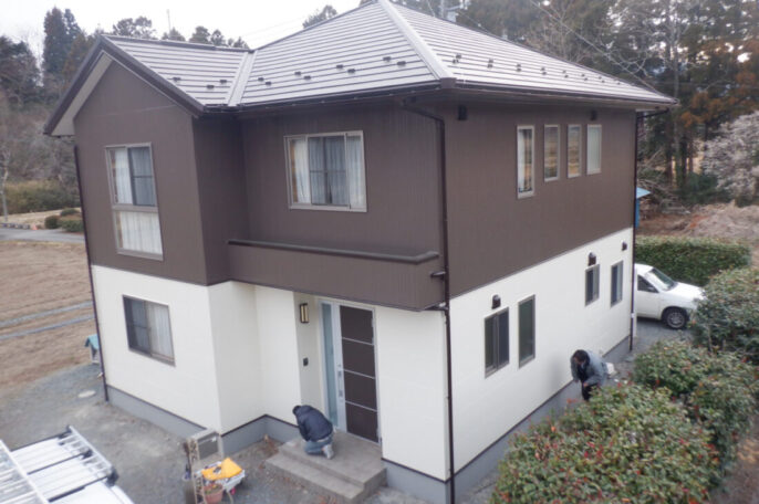 南相馬市原町区｜屋根カバー・外壁塗装・付帯部塗装工事｜A様邸