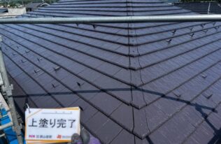 屋根の施工完了です。