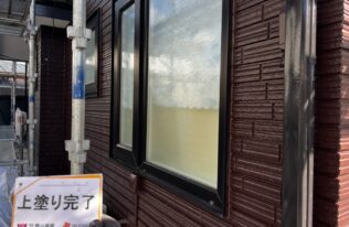 外壁の施工完了です。