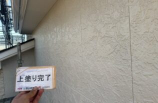 外壁の施工完了です。